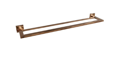 [0000002361899] PORTA-TOALHA DUPLO 600 ETERNA INOX RED GOLD