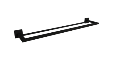 [0000002361886] PORTA-TOALHA DUPLO 600 ETERNA INOX BLACK