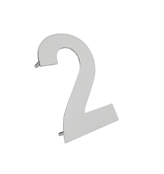 [0000002377382] ALGARISMO "2" INOX POLIDO IL-ALG-200-INX