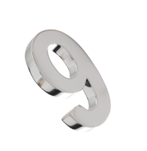[0000002370255] ALGARISMO "6" IL-CAIXA-10 CM INOX POLIDO