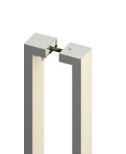 [0000002578661] ALCA DUPLA MONA 1820 MM INOX ESCOV