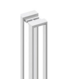 [0000002574572] ALCA DUPLA DUETO 1235MM INOX POLIDO
